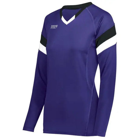 High Five Women's TRUHIT Tri Long Sleeve Volleyball Jersey Augusta