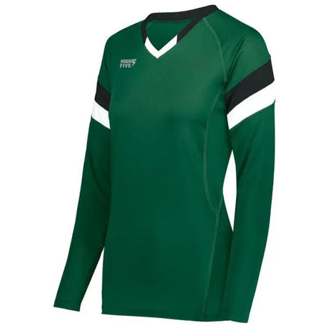 High Five Women's TRUHIT Tri Long Sleeve Volleyball Jersey Augusta