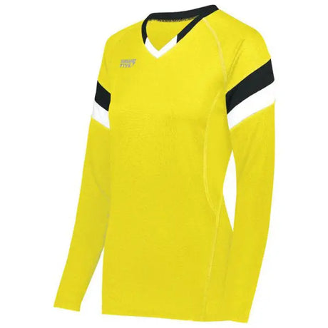 High Five Women's TRUHIT Tri Long Sleeve Volleyball Jersey Augusta