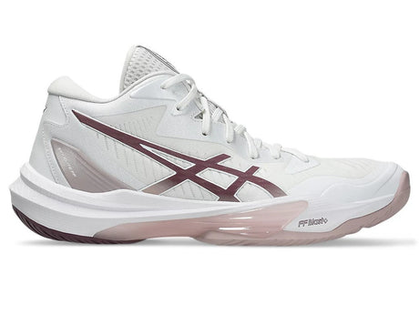 ASICS Women's Sky Elite FF MT 3 Volleyball Shoe White/Watershed Rose
