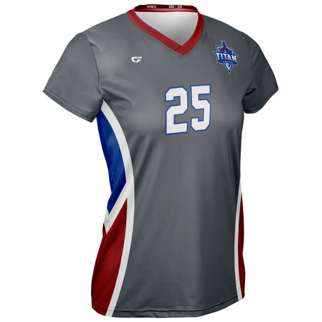 CustomFuze Women's Quick Turn Cap Sleeve Jersey