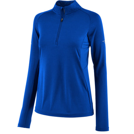 Mizuno Women's Performance 1/4 Zip Royal - 1