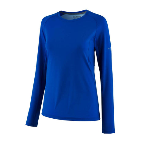Mizuno Women's Performance Long Sleeve Warm-Up Royal - 1