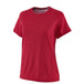 Mizuno Women's Performance Short Sleeve Warm-Up Red - 1