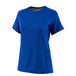 Mizuno Women's Performance Short Sleeve Warm-Up Royal - 1