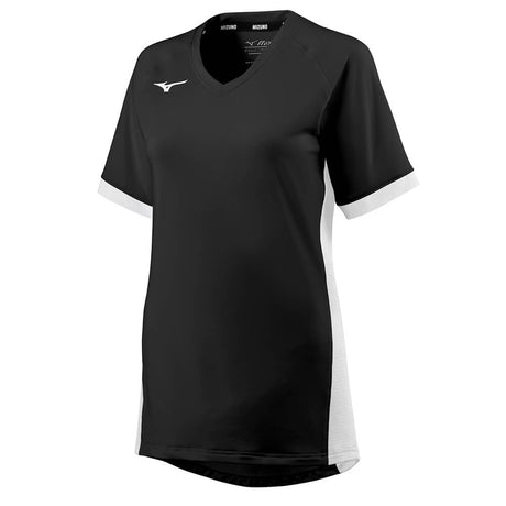 Mizuno Women's Spike Short Sleeve Jersey Black - 1