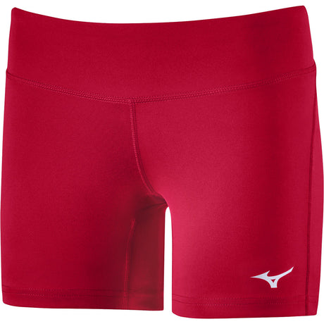 Mizuno Women's Victory Short - 5" Inseam Red - 1