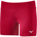 Mizuno Women's Victory Short - 5" Inseam Red - 1
