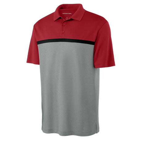 Sport-Tek Men's Micropique Colorblock Polo
