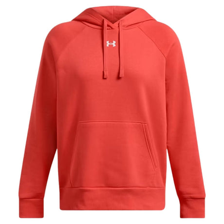 Under Armour Women's Rival Fleece Hoodie dark orange
