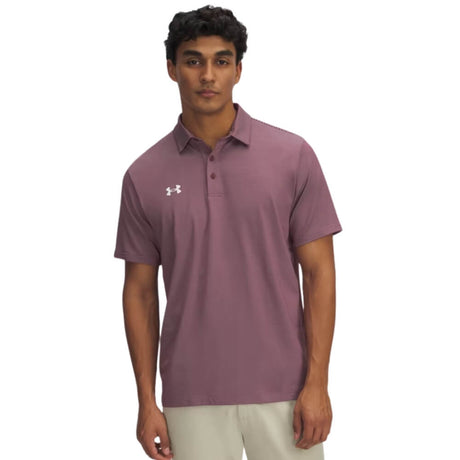 Under Armour Men's Drive Stripe Polo Purple - 5
