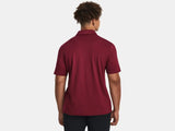 Under Armour Men's Team Tech Polo Cardinal - 2