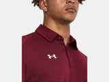 Under Armour Men's Team Tech Polo Cardinal - 6