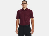 Under Armour Men's Team Tech Polo Maroon - 1