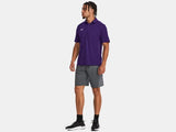 Under Armour Men's Team Tech Polo Purple - 3