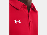 Under Armour Men's Team Tech Polo Red - 6