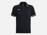 Under Armour Men's Team Tipped Polo Black - 4