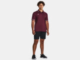 Under Armour Men's Team Tipped Polo Maroon - 3