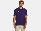 Under Armour Men's Team Tipped Polo Purple - 1