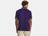 Under Armour Men's Team Tipped Polo Purple - 2