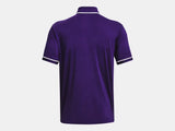 Under Armour Men's Team Tipped Polo Purple - 5