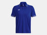 Under Armour Men's Team Tipped Polo Royal - 4