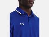 Under Armour Men's Team Tipped Polo Royal - 6