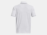 Under Armour Men's Team Tipped Polo White - 5