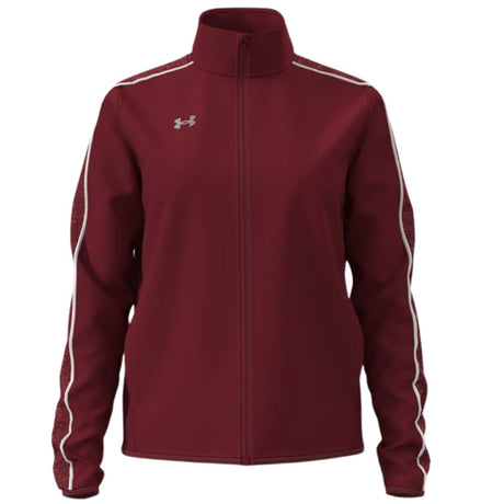 Under Armour Women's Command Warm Up Full-Zip Cardinal - 1