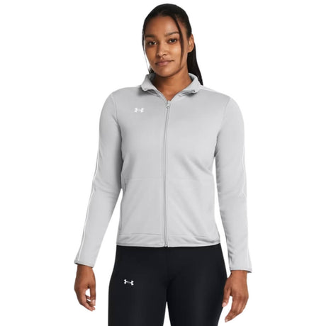 Under Armour Women's Command Warm Up Full-Zip Mod Gray - 1