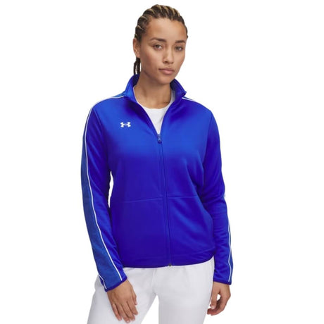 Under Armour Women's Command Warm Up Full-Zip Team Royal - 1