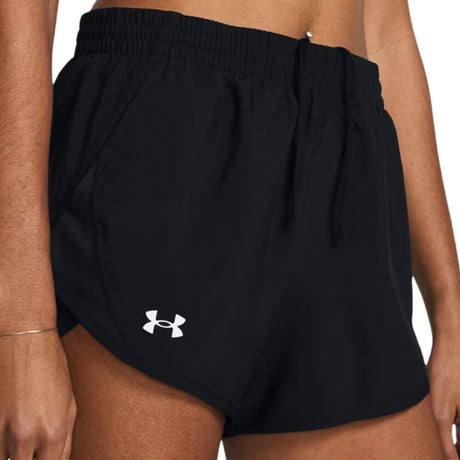 Under Armour Women's Fly-By Short - 3" Inseam - Black - 1