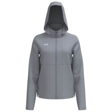 Under Armour Women's Rival Stretch Woven Jacket Mod Gray - 1