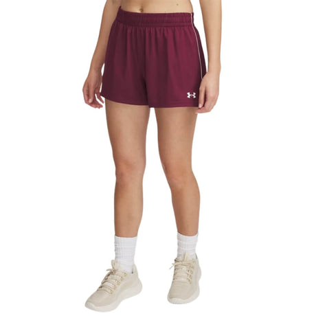 Under Armour Women's Tech Vent Short - 3" Inseam Maroon - 2