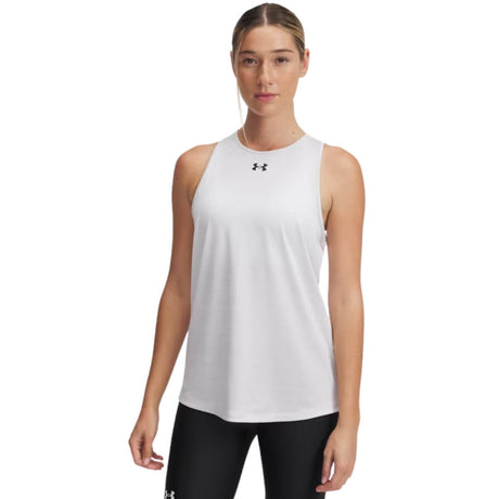 Under Armour Women's Tech Vent Team Tank White - 1
