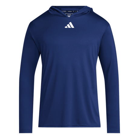 adidas Men's D4T Long Sleeve Lightweight Hoodie Navy