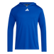 adidas Men's D4T Long Sleeve Lightweight Hoodie Royal