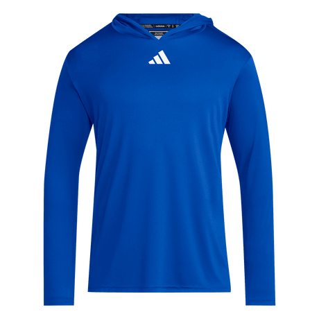 adidas Men's D4T Long Sleeve Lightweight Hoodie Royal