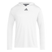 adidas Men's D4T Long Sleeve Lightweight Hoodie White
