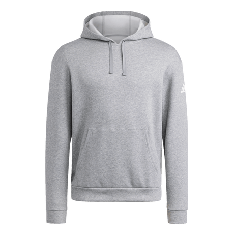 adidas Men's Travel Fleece Hoodie Light Gray - 1