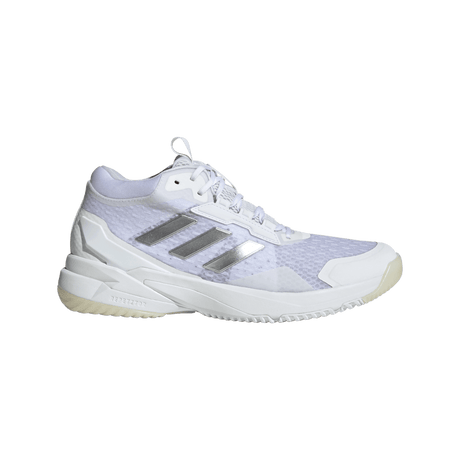 adidas Women's Crazyflight 6  MID Volleyball Shoe White Silver - 1
