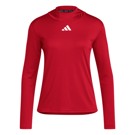 adidas Women's D4T Lightweight Hoodie Red - 1