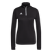 adidas Women's Entrada 22 1/4 Zip Black - 1