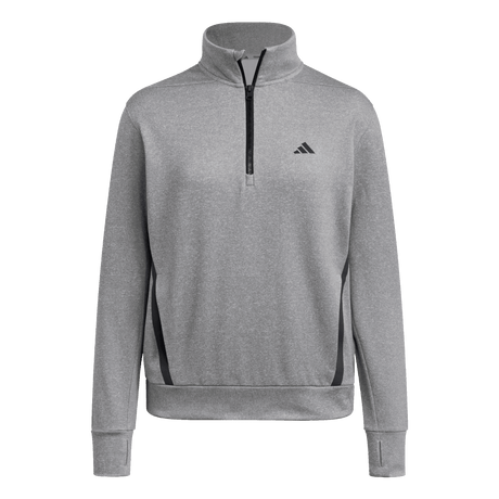 adidas Women's Game&Go 1/4 Zip Light Gray - 1