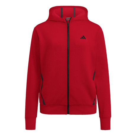 adidas Women's Game&Go Full Zip Hoodie Red - 1