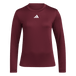 adidas Women's Gametime Long Sleeve Jersey Maroon - 1
