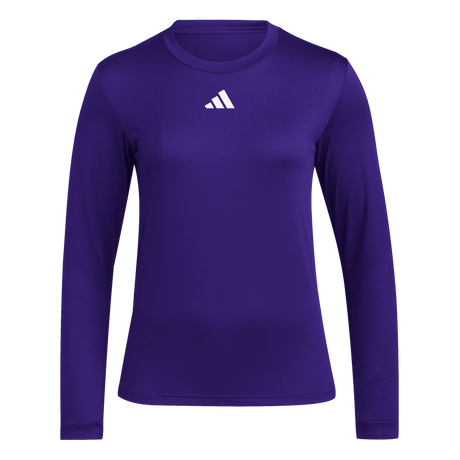 adidas Women's Gametime Long Sleeve Jersey Purple - 1
