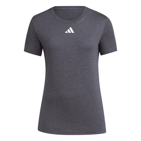 adidas Women's Gametime Short Sleeve Jersey Dark Gray 1