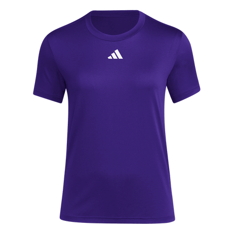 adidas Women's Gametime Short Sleeve Jersey Purple - 1