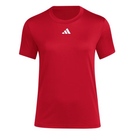 adidas Women's Gametime Short Sleeve Jersey Red - 1
